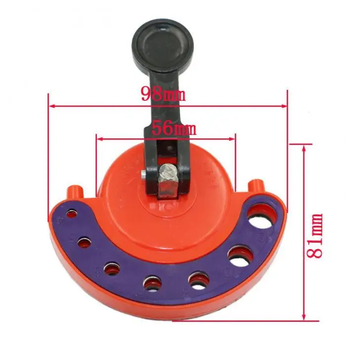 Сверлильный локатор дыр отверстие направляющий выступ джиг приспособление вакуумная впитывающая основа инструмент для плитки стекло гранит керамика