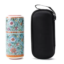 Керамический чайник китайский чайный набор кунг-фу Серия китайской керамической живописи керамический чайный набор Рождественский подарок кухонные принадлежности