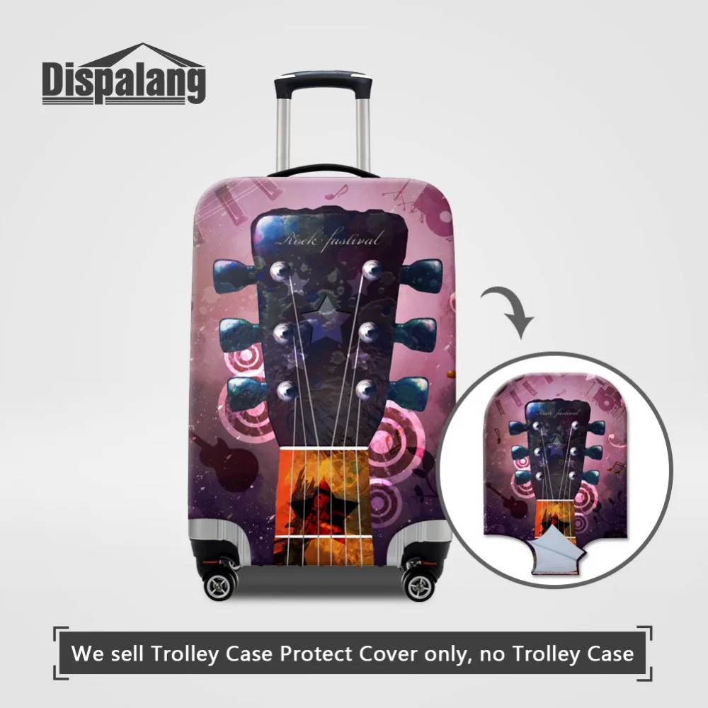 

Dispalang Guitar Music Elastic Stretch Luggage Protective Covers For 18-30 Inch Travel Trolley Case Thick Dust Suitcase Cover