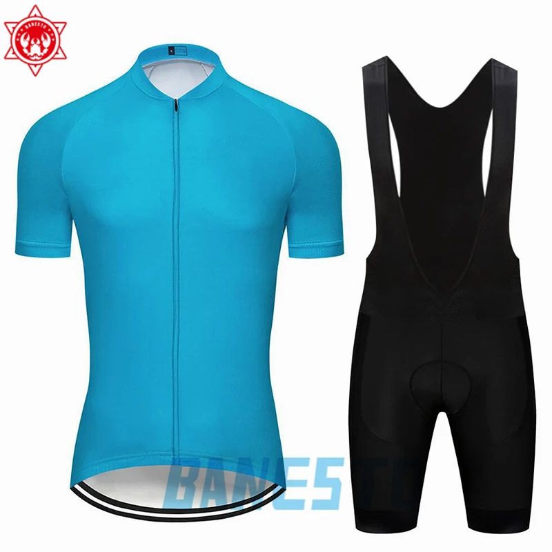 

Banesto 2018 Pro summer Anti-UV Cycling Clothing men Bike Clothing Cycling short sleeve Cycling Jersey sets