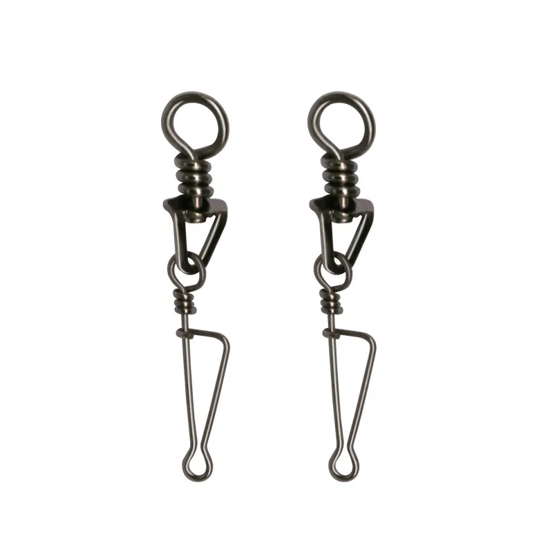 

Rompin 20pcs/lot triangle swivel with italian snap Ocean Boat Fishing Swivel Accessories italy Fishing Hook Connector