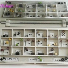 Цветная Таблица колец/микро кольца/предварительно скрепленные инструменты для наращивания волос