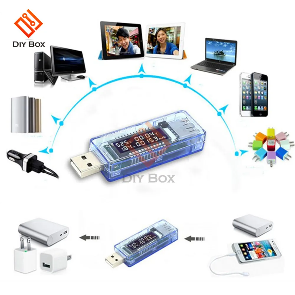 

USB Charger Doctor Voltage Current Meter Working Time Power Battery Capacity Tester Meter Mobile Power Detector Battery Test