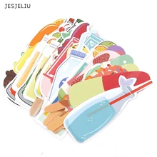 JESJELIU 30 шт./кор. Винтаж безалкогольных напитков мороженое летние Закладка для книги Бумага канцелярские принадлежности для школьных