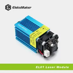 EleksMaker EL01 5500 445nm 5500 МВт лазер формата Blue-Ray модуль pwm модуляция 2,54-3 P DIY гравер 33 мм x 33 мм x 86 мм