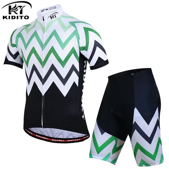 

KIDITOKT fiets kleding 2018 Cycling Set men Summer Style Bicycle Mtb Bike Sport equipacion ciclismo verano hombre cycling kits