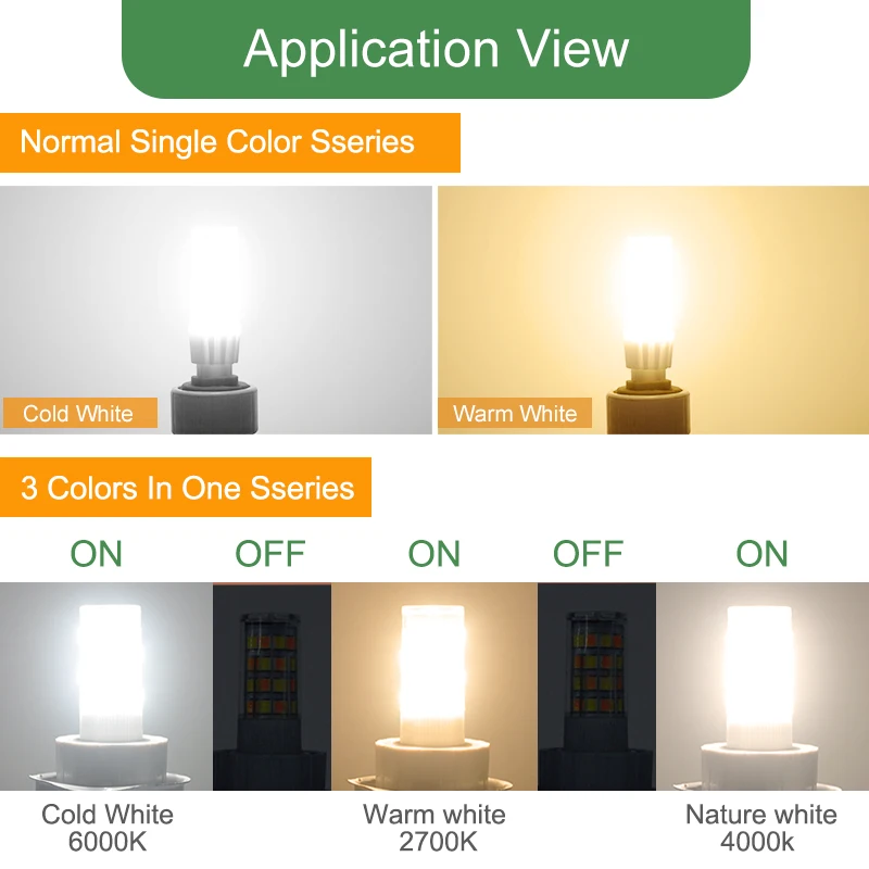 Kaguyahime без мерцания затемнения Керамика светодиодный G4 светильник G9 светодиодный светильник E14 лампы 220V AC DC 12V светодиодный G9 3 Вт 5 Вт 6 Вт 7 Вт 9 Вт 10 Вт 12 Вт 1505 2508