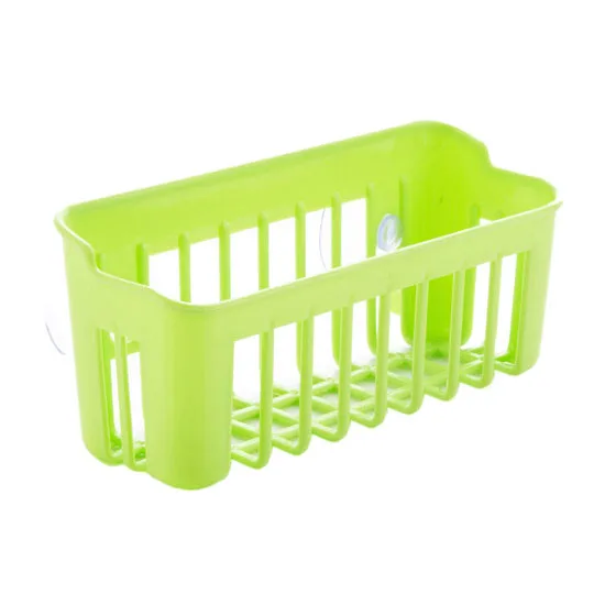 KSOL Multifunctional Kitchen Sink Multi-Purpose Washing Sponge Drain Rack Bathroom Double Suction Cup Wall Shelf Green |
