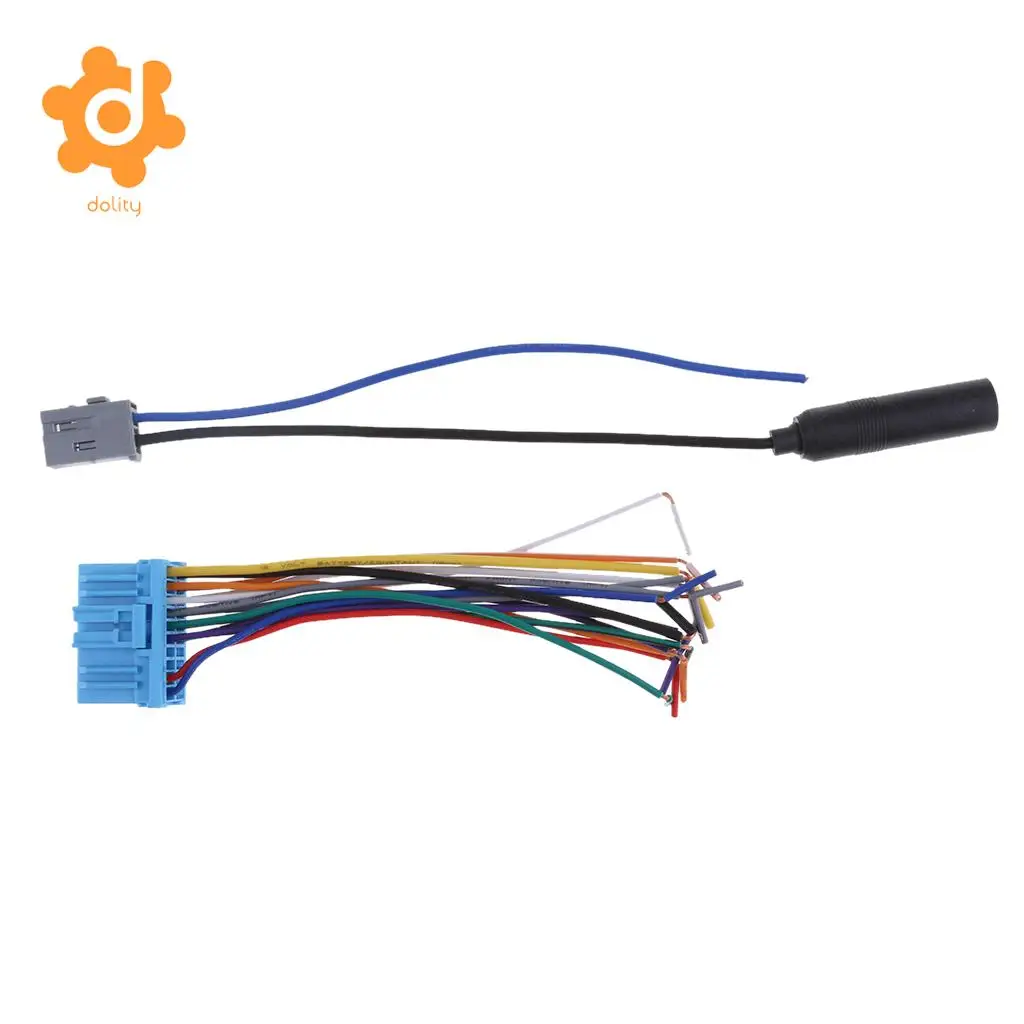 dolity Audio Car Stereo Wiring Harness Radio Antenna for Honda/Suzuki/Haima/Mazda