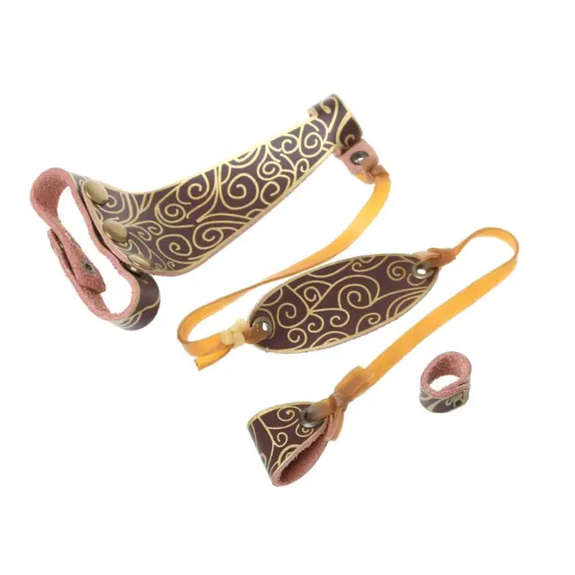New Finger Slingshot Catapult Powerful Faux Leather Adjustable Outdoor