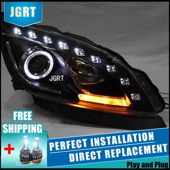 

2PCS LED Headlights For Buick EXCELLE-GT 2009-2013 Car Led Lights Double Xenon Lens Car Accessories Daytime Running Lights