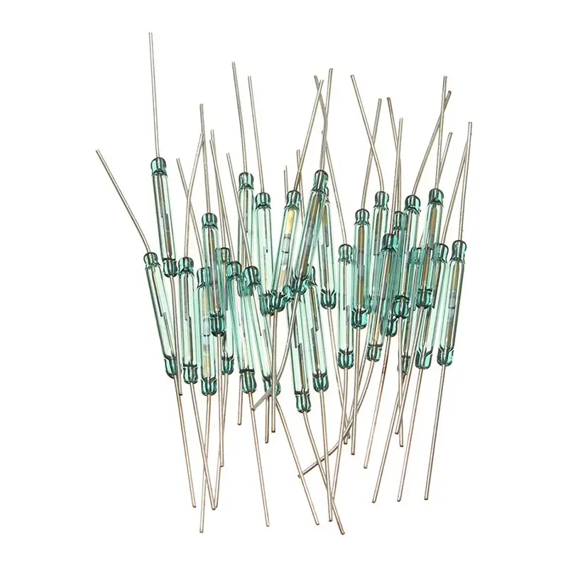 

25PCS Reed Glass Magnetic Induction Switches Tube N/O SPST 300VDC 3X20MM