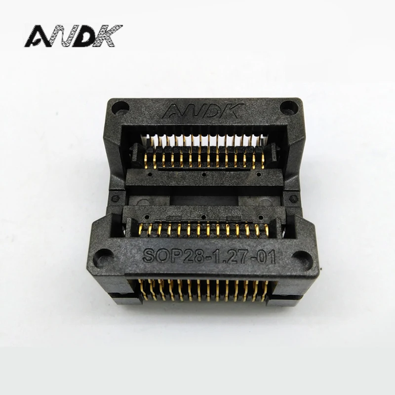 SOP28 SOIC28 SO28 IC Тесты & Burn разъем шаг 1,27 мм IC средства ухода за кожей Ширина 7,5 мм 300mil OTS-28-1.27-04 Тесты гнездо адаптера