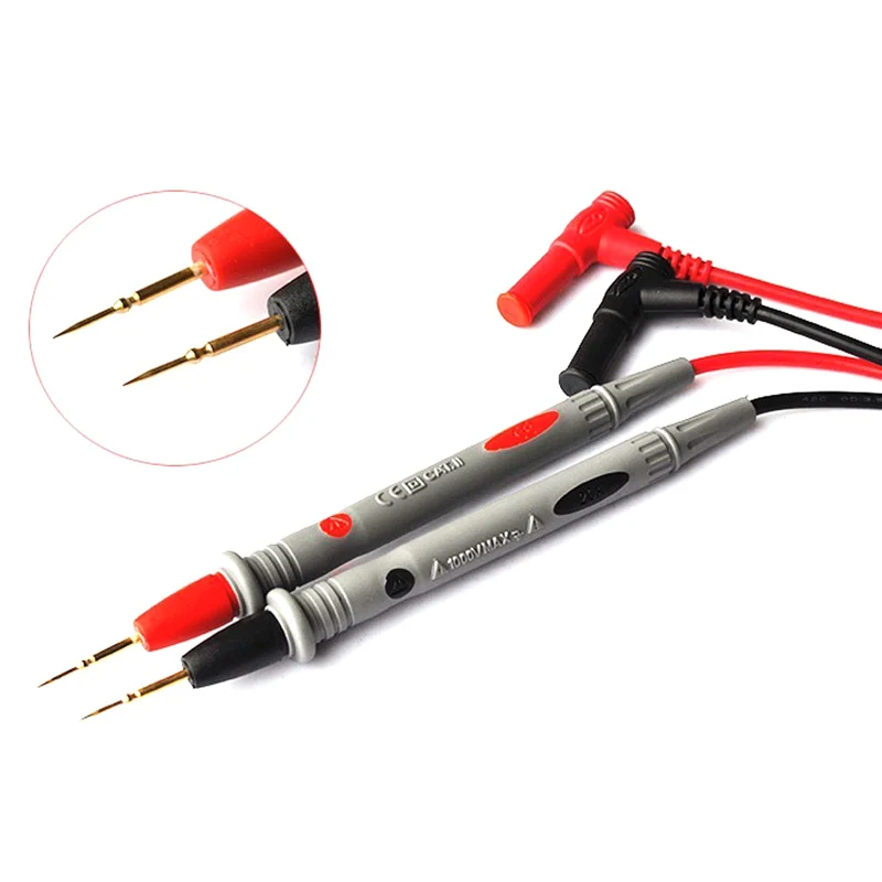 

1 Pair Universal Probe Test Leads Pin for Digital Multimeter Needle Tip Meter Multi Meter Tester Lead Probe Wire Pen Cable 20A