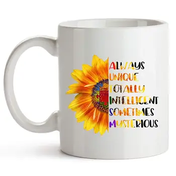 

Autism Awareness Mug, 11 Ounces, Autism Mom Coffee Mug