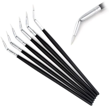 

1pc Professional Makeup Eye Liner Eyeliner Fashion Elbowed Brush Makeup Brush Tool -30