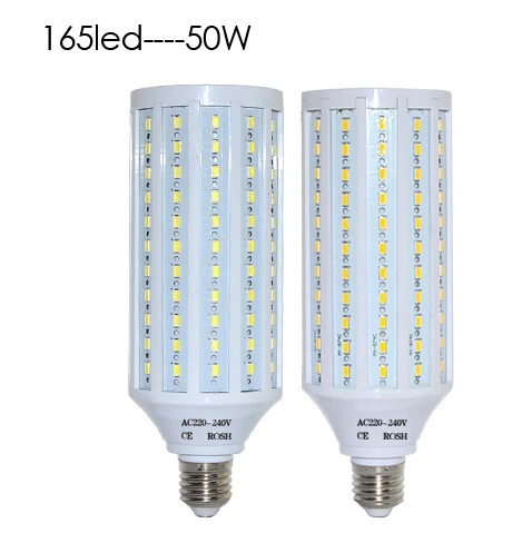 E27 E14 5630 5730 SMD Светодиодная лампа кукуруза 220 В 110 24 165 шт. светодиодные кристаллы