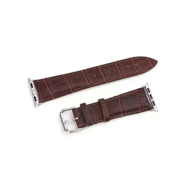 crocodile skin Watch Strap For Apple Watch 42MM 38MM 40mm 44mm for iWatch 4 3 2 1 Band Sports Leatherseries 5