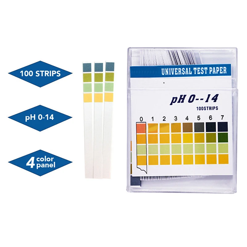 100Pcs Ph Test Strips ph 4.5 9.0 Alkaline Acid Urine Saliva Litmus