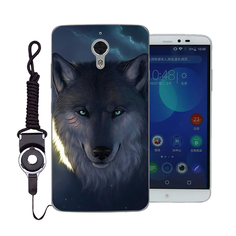 

TienJueShi Cute Animal Style TPU Silicone Cover Shell Pouch Protective Skin Case For PPTV PP6000 King 7 S 4G LTE6.0 inch