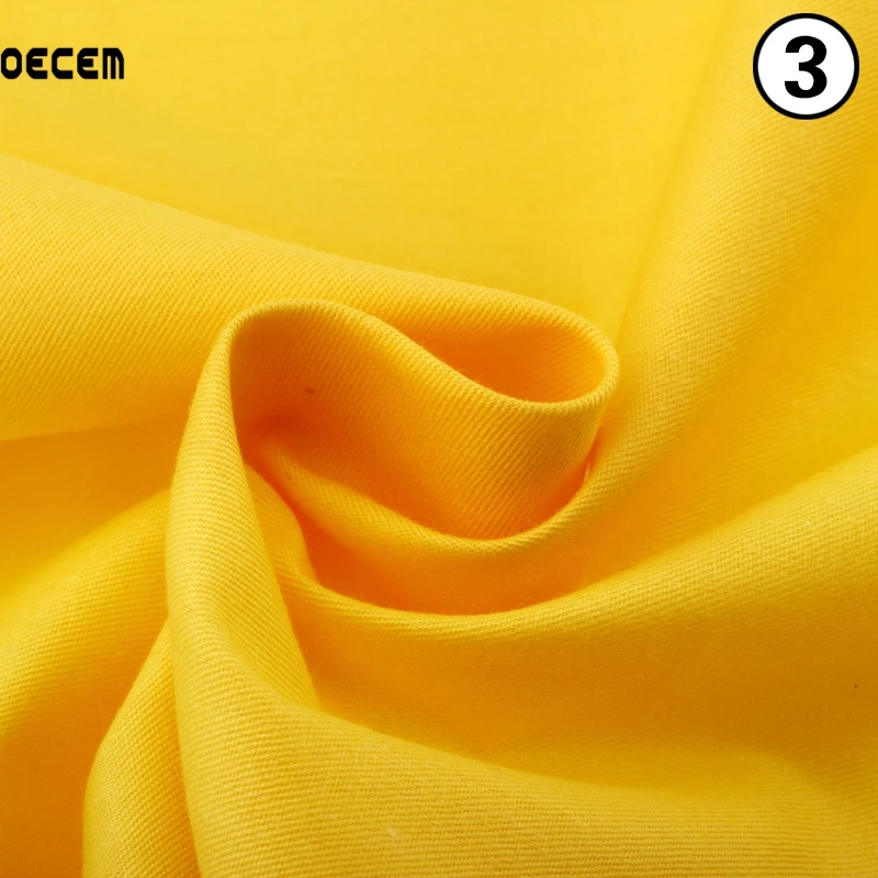 Yellow Color Quilting Cotton Fabric Sewing Stoffa DIY Patchwork For Dress Bags Curtain Tablecloth Textile 160X50CM | Дом и сад
