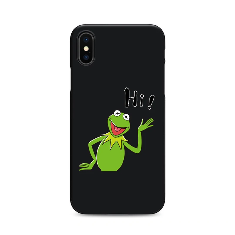 Черный чехол для телефона kermit с изображением лягушки для iPhone X, XR, XS, MAX, 6, 7, 8 plus, 5, 5S, 6s, se, для Apple 10, лучший дизайн, корпус - Цвет: 5446