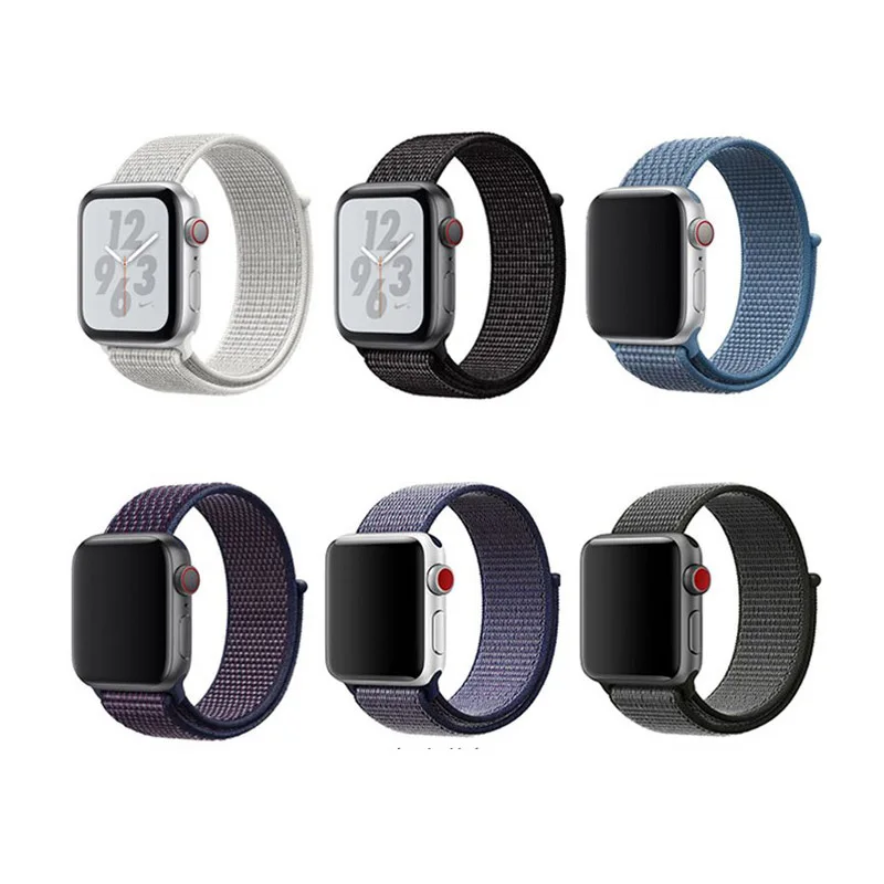 

Band For Apple Watch Series 4 40MM 44MM Nylon Soft Breathable Replacement Strap Sport Loop For Iwatch Series 4 40MM 44MM