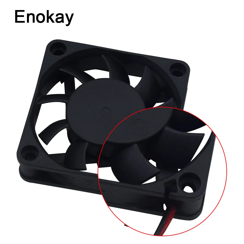 Оптовая продажа 2 шт. Enokay DC вентилятор 12В 24В 0.16A 60*60*15 мм