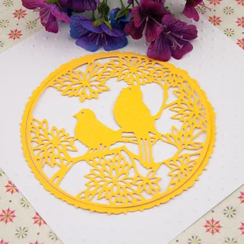 

DIY Scrapbooking Metal Decorative Crafts Dies Cutting DIY Albums Cutting Template Die Cut Bird Branch DM-852