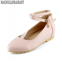 Женская обувь на платформе большой размер 4–12 женские полуботинки для студенток увеличивающие рост женская обувь Zapatillas с пряжкой z46