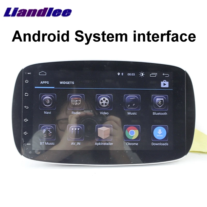 Top Liandlee Car Multimedia Player NAVI With CarPlay For Mercedes Benz For Smart Fortwo W453 2014~2016 Radio Stereo GPS Navigation 8