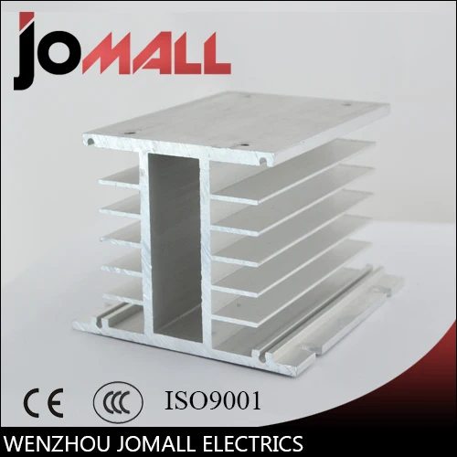 

H shape 150*100*80mm Aluminum SSR Heat Sink for less than 100A three phase solid state relay