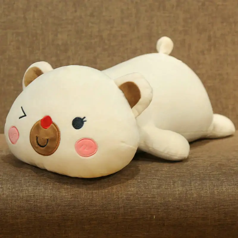 2" Мягкая Милая панда, коричневый медведь, кот, кролик, плюшевая игрушка, набивная аниме фигурка, мультяшная детская подушка, детские игрушки, подарок для подруги - Цвет: bear