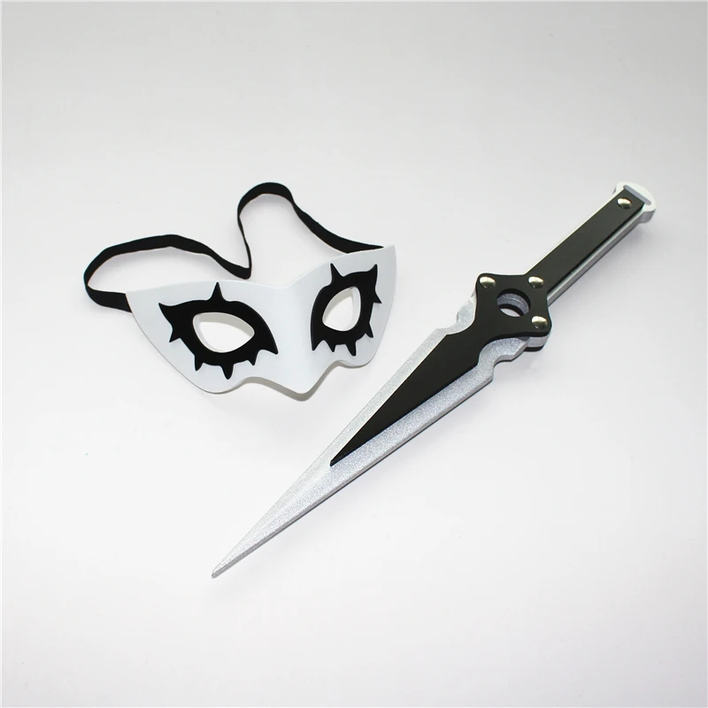 Аниме Persona 5 Akira Kurusu маска косплей реквизит ПВХ оружие кинжал унисекс EyeMask