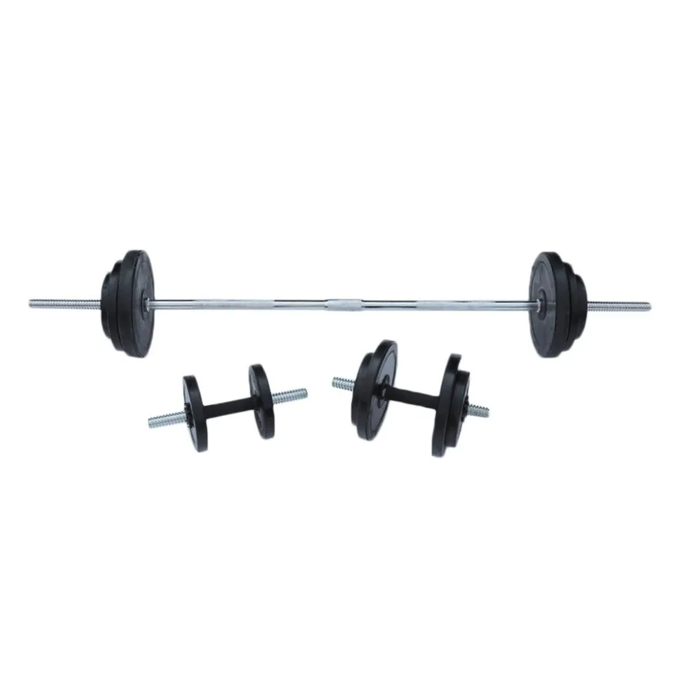 30KG Straight Barbell Training Forearm Bicep Tricep Chest Fitness Exercise Weight Lifting Gym