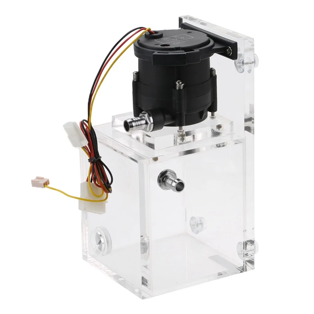 

Integrated 890ML PC Cooled Water Pump + Acrylic Water Cooling Tank 1200L/H