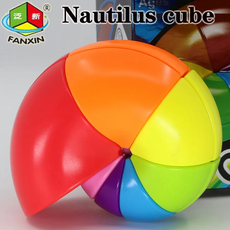 

Magic cube puzzle special shape FanXin Nautilus conch the snail professional speed smooth twist wisdom creative toys gift cube z