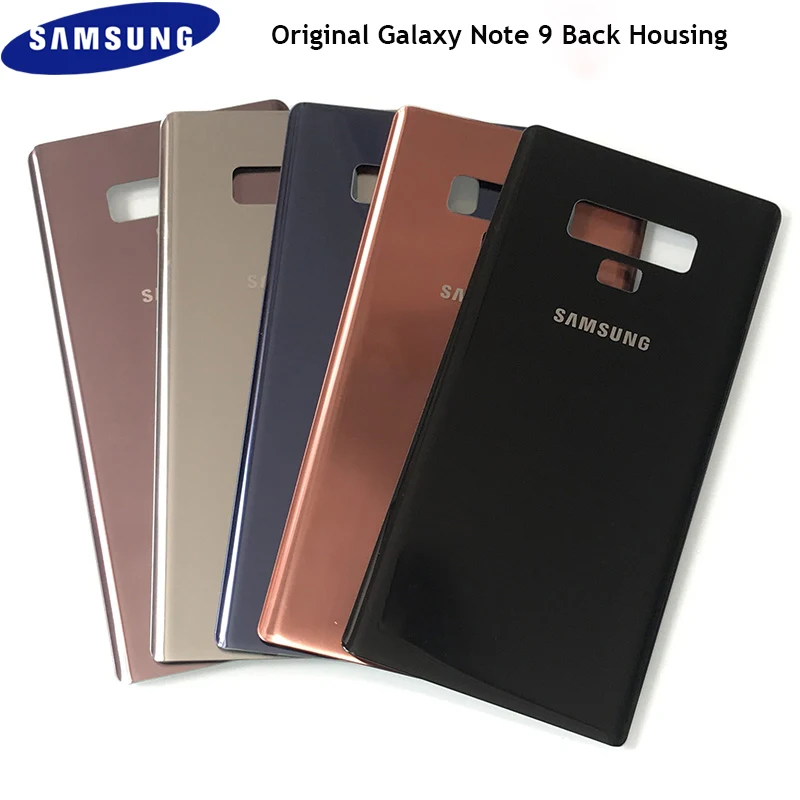 

Original Samsung Galaxy Note 9 3D Glass Rear Housing Cover Back Door Replacement Part Battery Case For Galaxy N960 N960F N960P