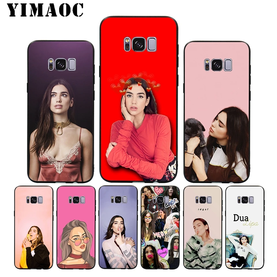 

YIMAOC A19 Dua Lipa Soft Silicone Case for Samsung Galaxy S9 S8 A6 Plus 2018 S7 S6 Edge A5 A3 2017 2016 Note 8 9
