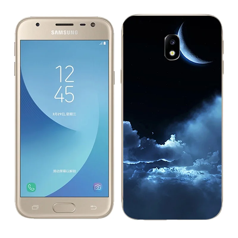 Чехол для Samsung Galaxy J3 2017 силиконовый чехол с рисунком бобы задняя крышка J330