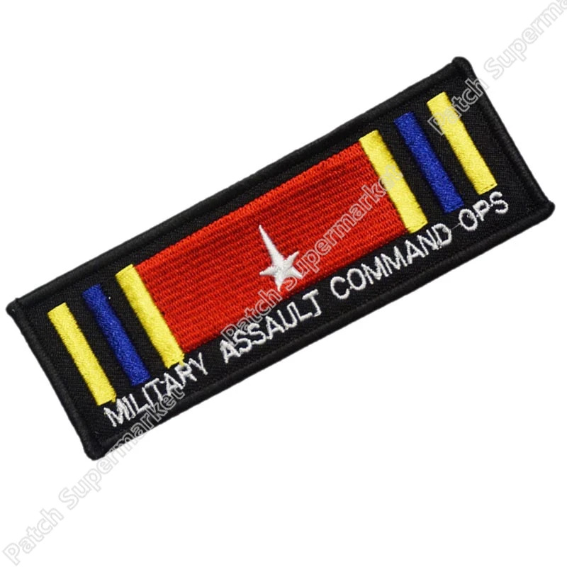 

4" Star Trek MACO INSIGNIA BAR patch Movie TV Series Costume Cosplay Embroidered Emblem iron on Baseball Cap Badge