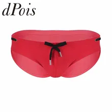 Мужские однотонные трусы на шнурке спереди, съемные, мягкие, большие размеры, купальники, бикини, плавки, нижнее белье, летние сексуальные мужские трусы