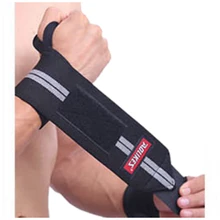 AOLIKES 1 шт. спортивный браслет для тяжелой атлетики на запястье, большой палец, поддерживающие ремни бинт эластичный Фитнес-тренировка, фиксатор запястья