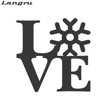 

Langru Love Snow Funny Vinyl Graphics Decals Car-styling Car Decorative Jdm