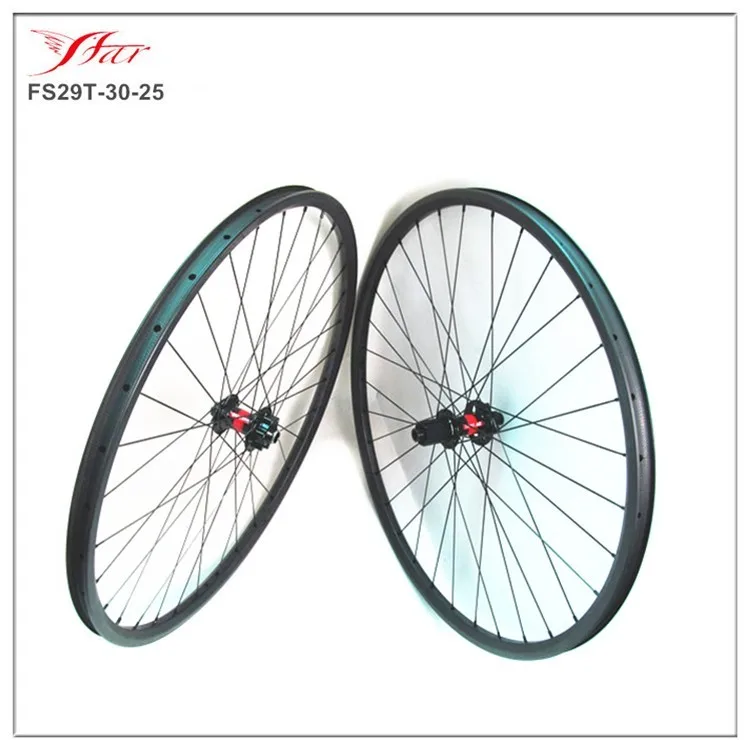 Cheap 29er carbon mountain bike wheels with DT 240s hubs 32H , Farsports 29er 30mm 25mm carbon mtb wheels hookless UD matt , 1429g/set 2