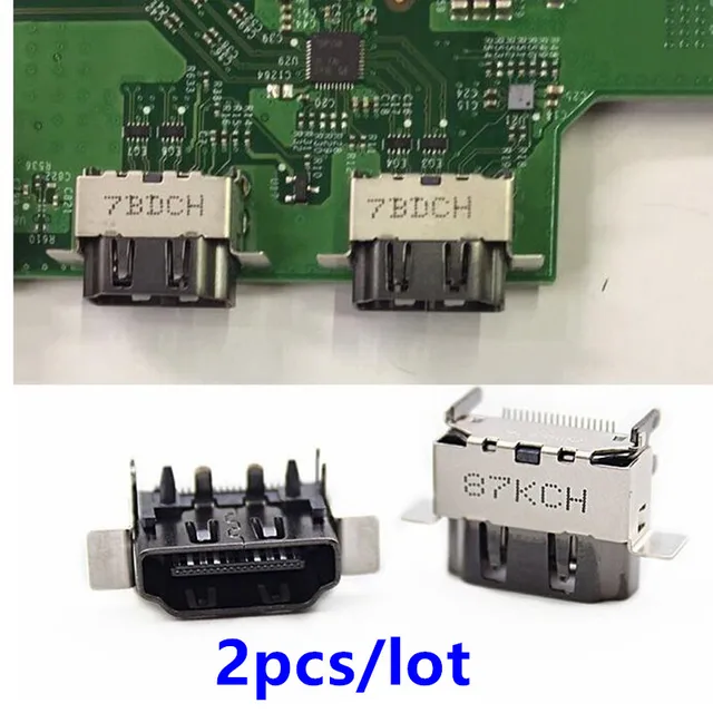 Special Offers 2pcs/lot 1080P HDMI 2.1 Socket Port Replacement for Microsoft XBOX ONE X ONEX Motherboard Mother Board Repair Parts Special Offers 2pcs/lot 1080P HDMI 2.1 Socket Port Replacement for Microsoft XBOX ONE X ONEX Motherboard Mother Board Repair Parts