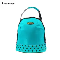 Laumango синий цвет Обед сумка для детей Термальность кулер изоляцией Пикник сумка для Еда теплые держать руки обед мешок коробка marmita