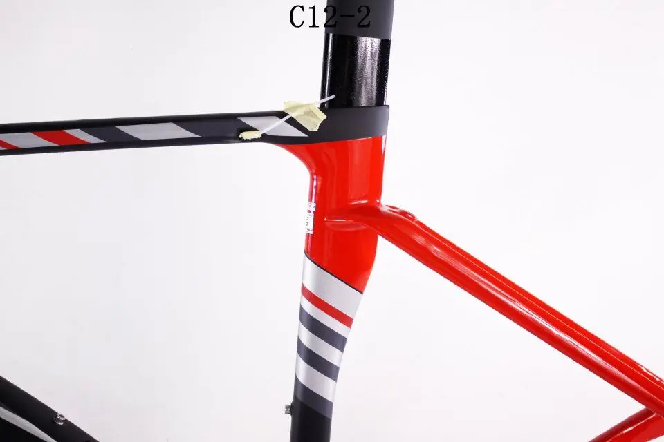 Discount CECCOTTI carbon Bicycle road frame Di2 Mechanical racing bike carbon road frame 2018 road bike frame+fork+seatpost+headset+clamp 4