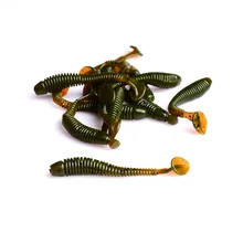 YUZI 20Pcs/Lot 0.7g/4.5cm Lure Soft Bait Fishing lure Artificial Fishing Baits Silicone Bait Worms Carp Fishing Lure Peche 50pcs lot 2cm lures soft bait 9 colors fishing lure soft fishing baits silicone bait worms fishing lure with hot lc004