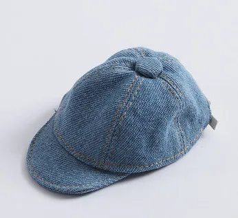 New 1/12Doll Hat ob11 Cap obitsu11 Hat(suitable for Ob11,obitsu11,gsc, molly - Цвет: denim blue